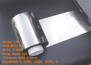 নিকেল 270 / ইউএনএস N02270 উচ্চ শেষ বিশেষ অ্যালয়েস ফয়েল / বৈদ্যুতিন অংশ জন্য তারের